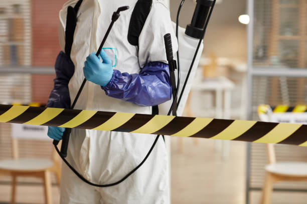 Professional Biohazard Cleanup technician working in Farmington, NH